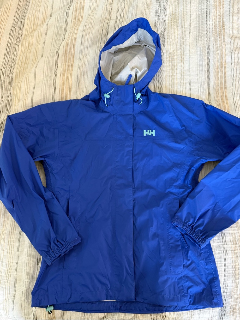 Helly Hansen Royal Blue Hooded Shell Jacket